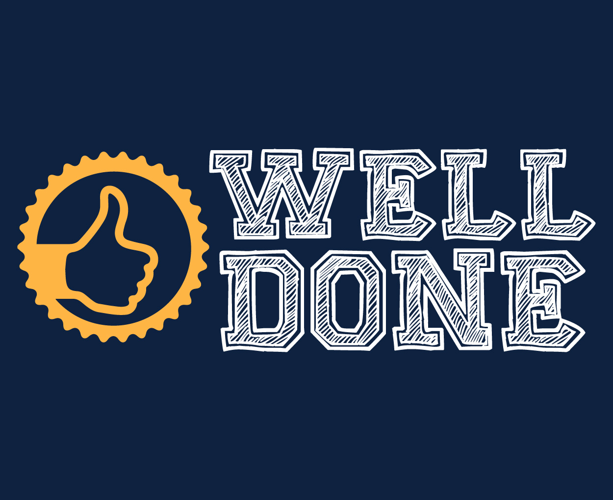 well done thumbs up image