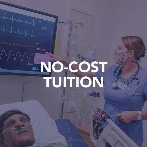 No Cost Tuition Menu Image