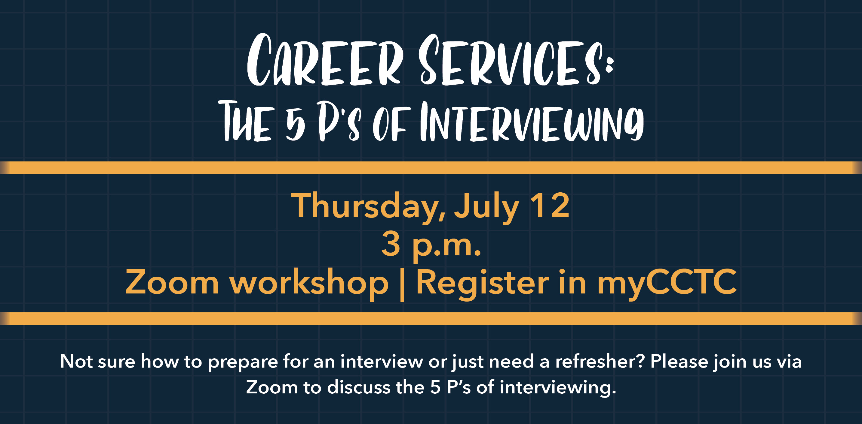 5 P's of interviewing