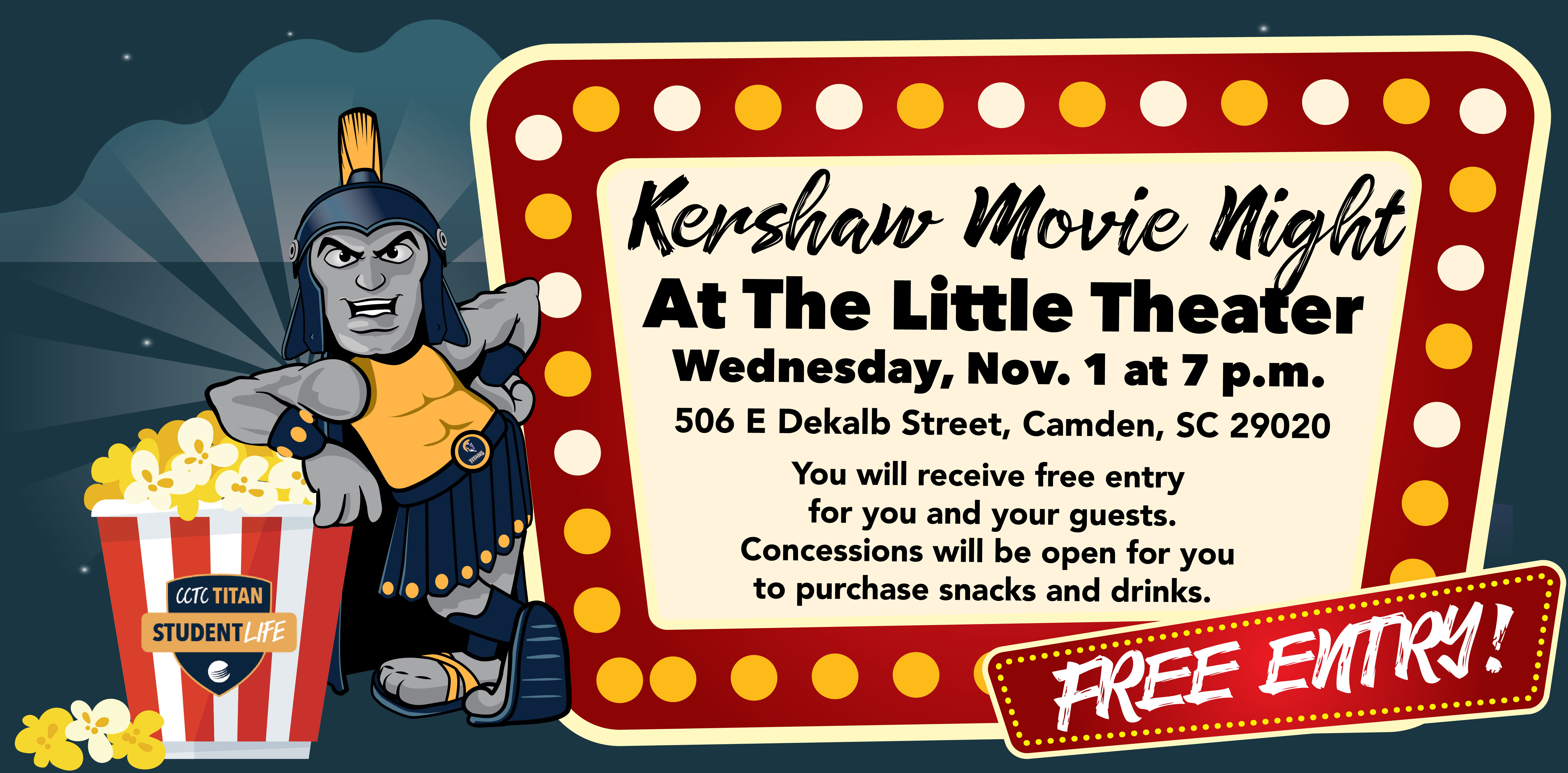Kershaw movie night 2023