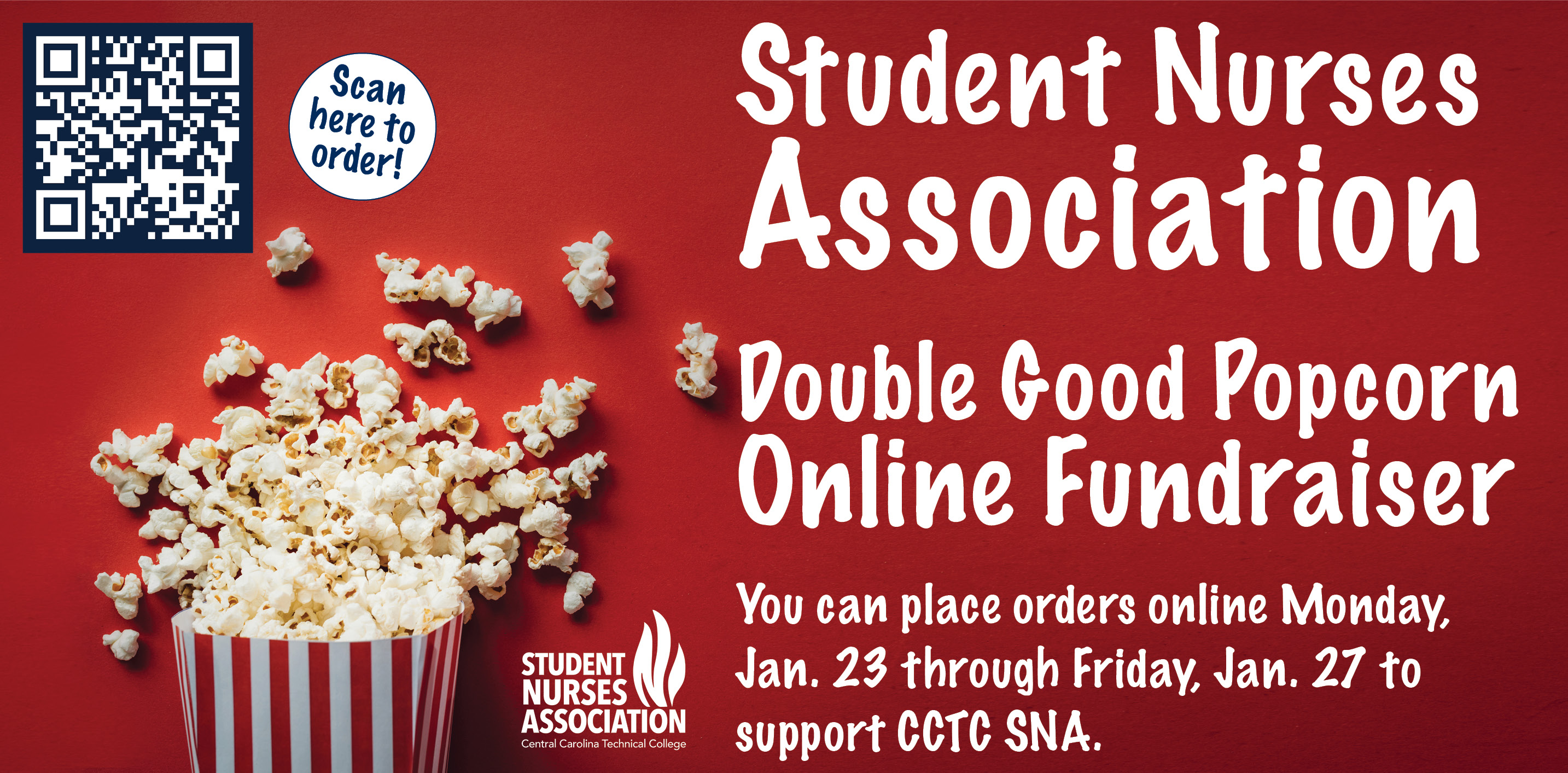 SNA Popcorn fundraiser