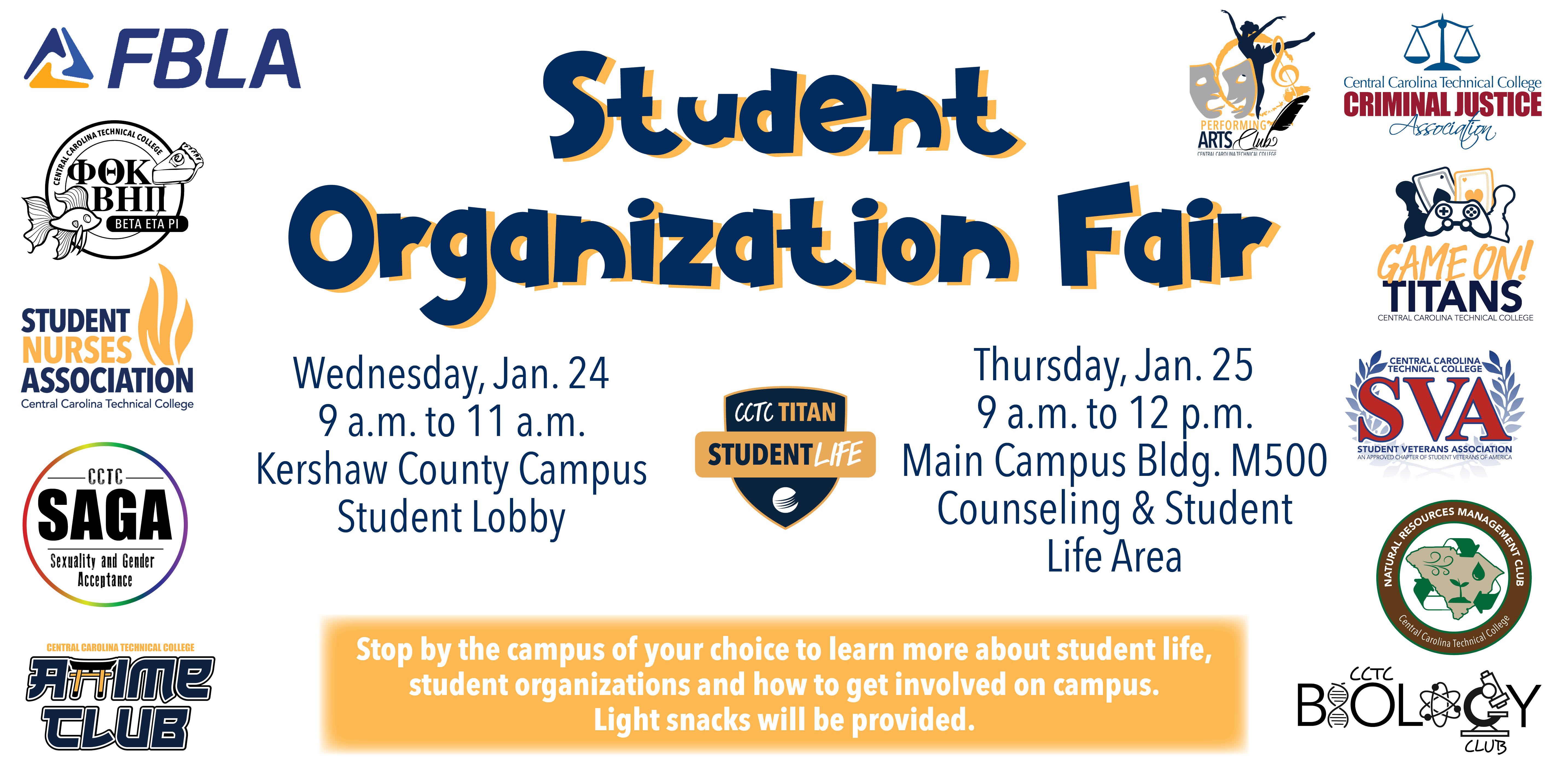 Student Org Fair Jan 2024