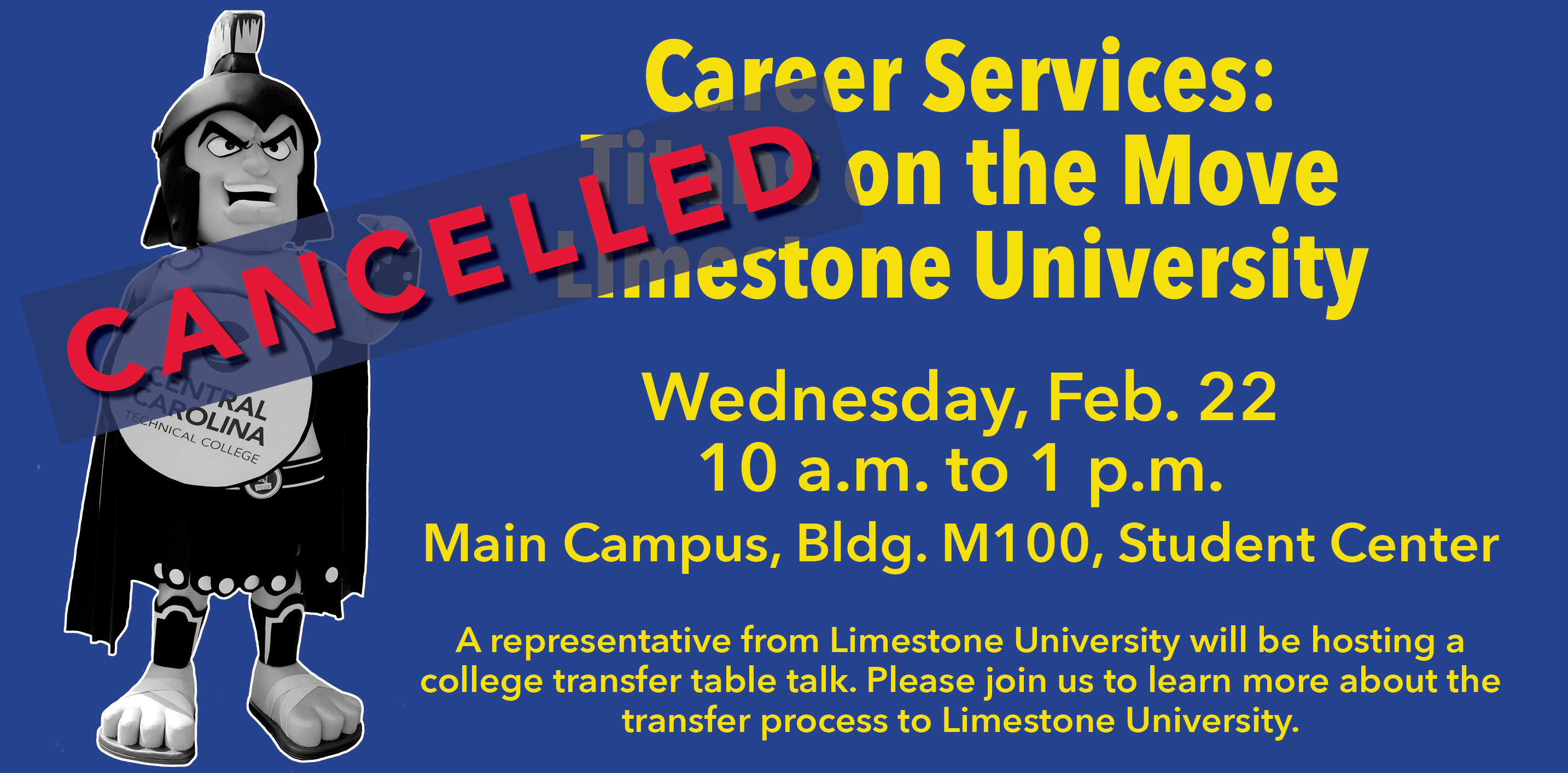 Limestone cancelled Feb 2023