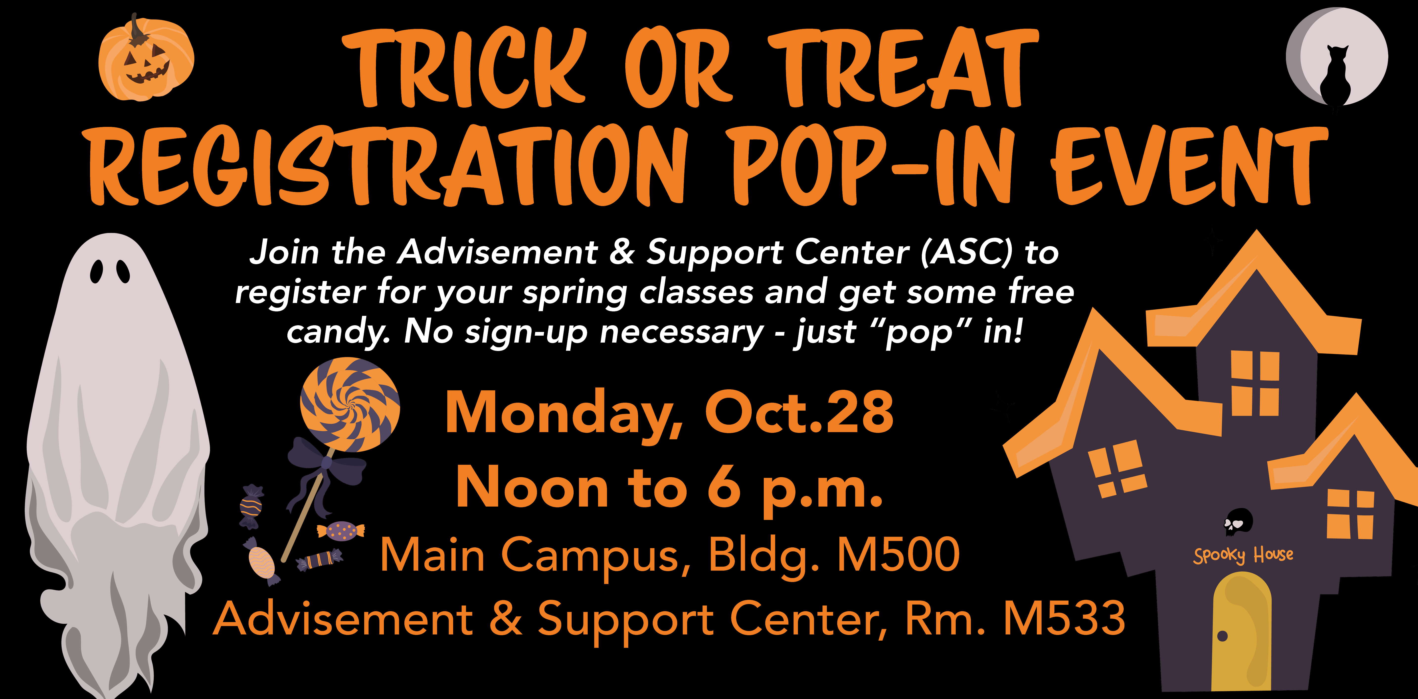 Trick or treat registration